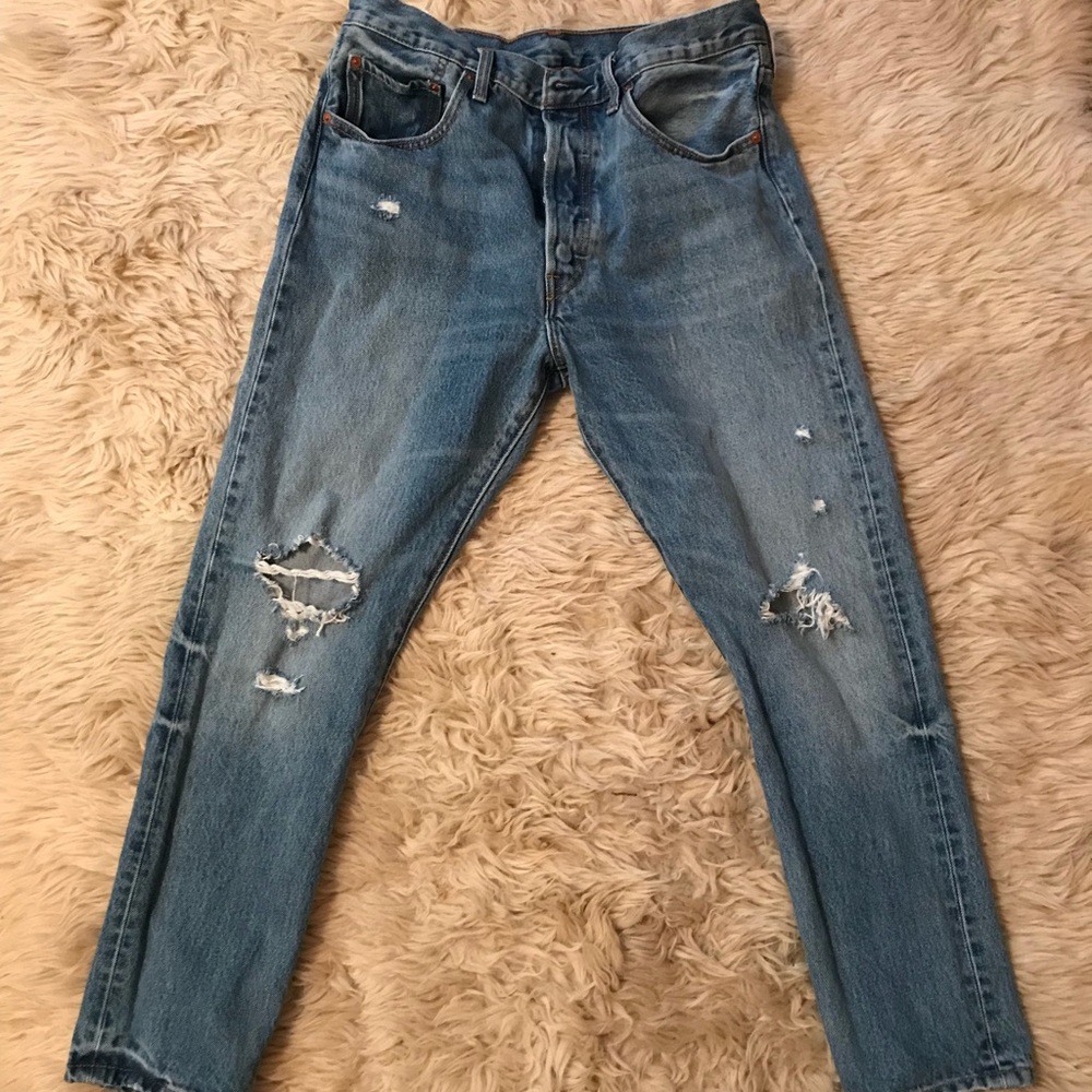 Levi high rise jeans